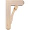 Ekena Millwork Olympic Craftsman Smooth Bracket w/ Offset Brace, Douglas Fir, 7 1/2"W x 20"D x 32"H BKT0806X20X32OLY04SDF - alternate 4